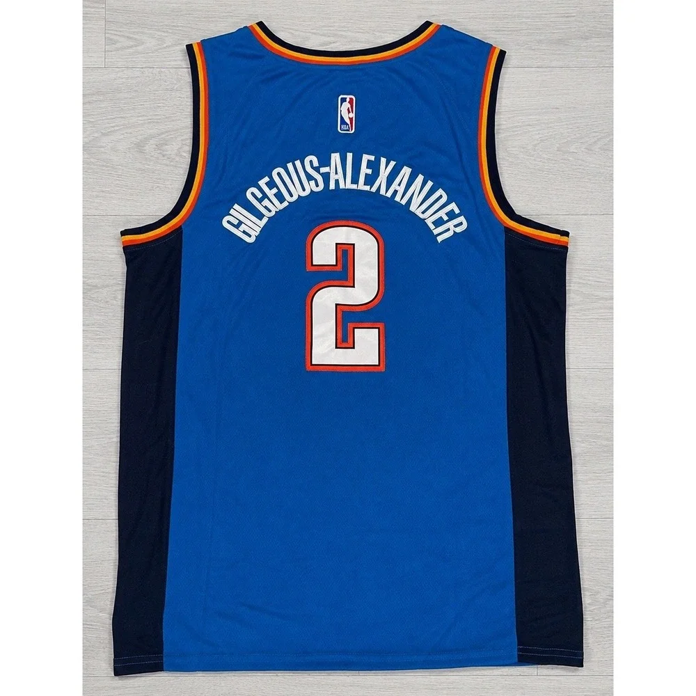 Oklahoma City Thunder Swingman Blue Shai Gilgeous-Alexander Jersey 50 / L